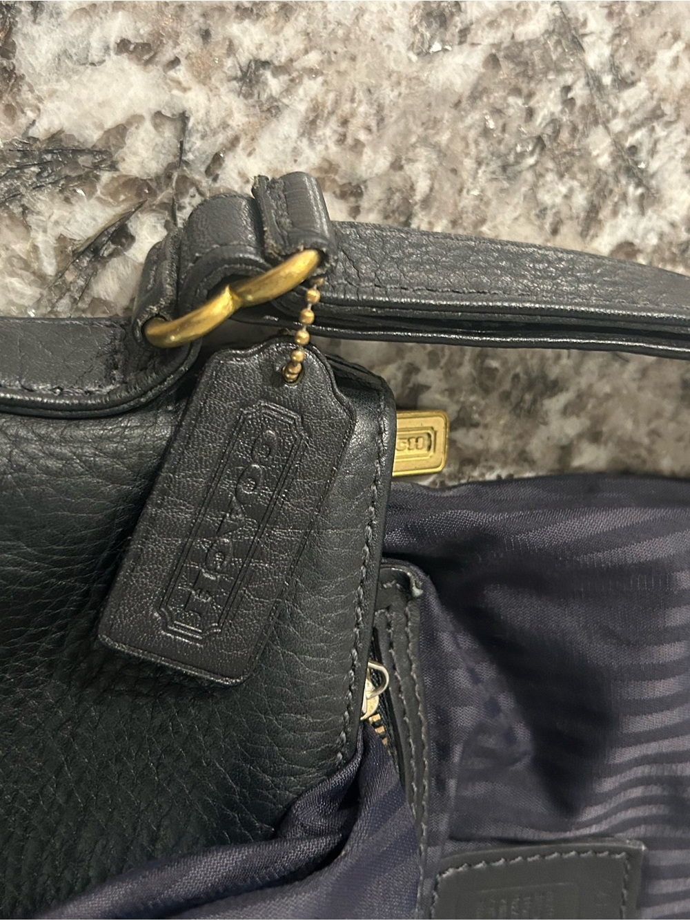 1997 Vintage Coach Sonoma Bucket Zip Bag - Picture 8 of 14